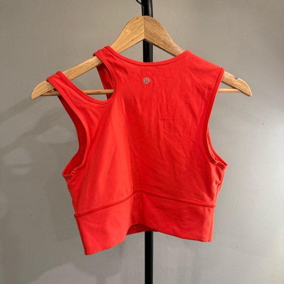 lululemon Mastered Motion Cropped Tank in Thermal Red - Picture 2 of 5